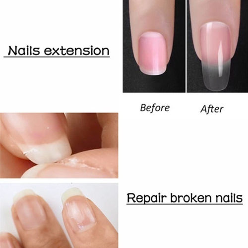 新品15ml Nail Extension Gel Nail Jelly JGel Clear clear pink