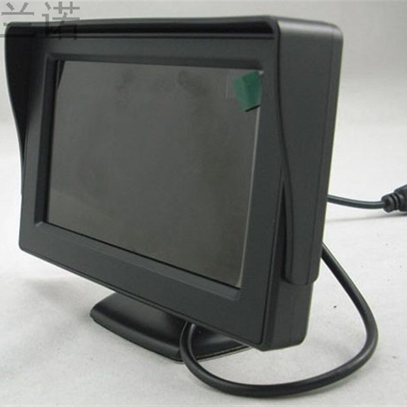 极速4.3寸车载显示器 台式高清显示屏 两路AV输入倒车Z影像优先显