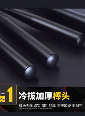 极速男超硬加厚实心合金钢棒球棍车载防J身棒球棒打架全钢金属合