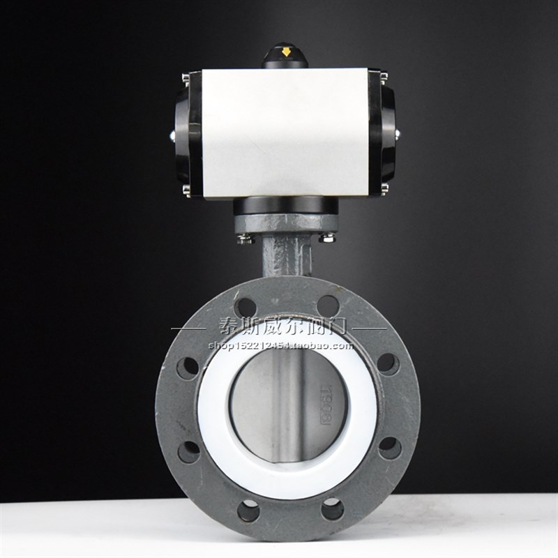 极速GT气动法e兰式蝶阀 D641F-16C 304 CF8 法兰气动蝶阀DN200 25
