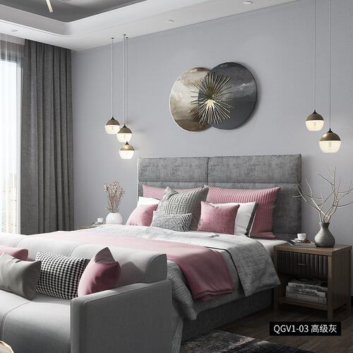 新品qMaodern simple plain color wall cloth living room cashm