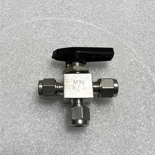 新品SS-42GXS6MM,SwagelokI世伟洛克6mm卡套接头三通球阀