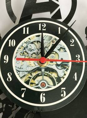 极速Vinyl Record Wall Clocvk Modern Design Decorative Kitche