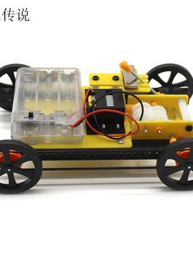 极速齿轮换挡f小车 三速调节机械传动模型小车创客DIY中小学生手