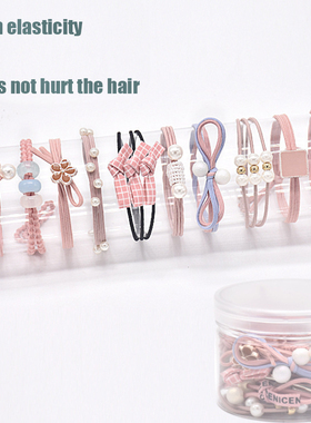 极速2021  Korean Woman Kawaii Cute 12 /Set Bows HaVir Ties R