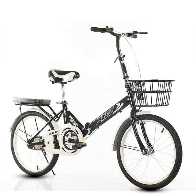 极速折叠自行车女式超轻便携成人上班D2220寸减震免安装学生单车