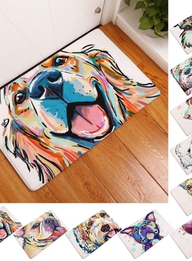 极速Lovely Dog Design Floor MatsB Entrance Doormat Carpets R