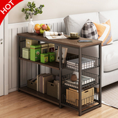 极速客厅沙发边h几柜简约侧边置物柜子茶几茶桌茶水柜家用吧台桌