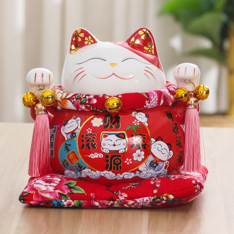 极速招财b猫存钱罐 儿童大人客厅创意可爱生日礼物开业礼品 家用