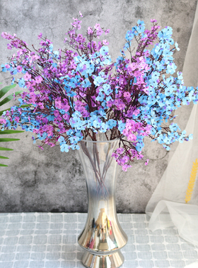 极速White Artificial Flowers CherCry Blossoms Gypsophila Fak