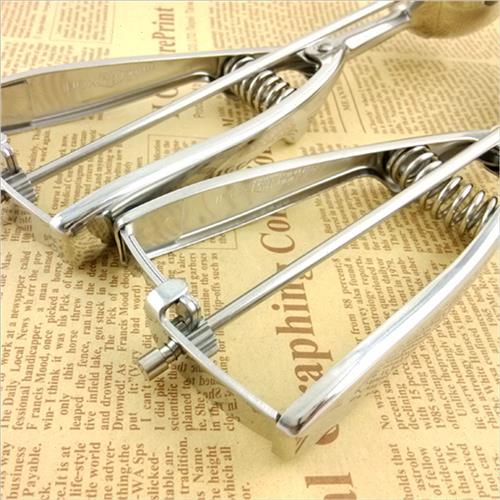 极速304不锈钢冰淇淋挖球器INOX雪糕勺K水果挖丸冰激凌球勺西瓜挖