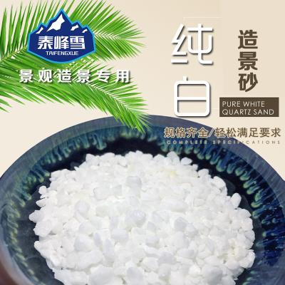 极速100斤高端高纯白造s景石英砂5D星级酒店烟灰缸灭烟沙雪花白装