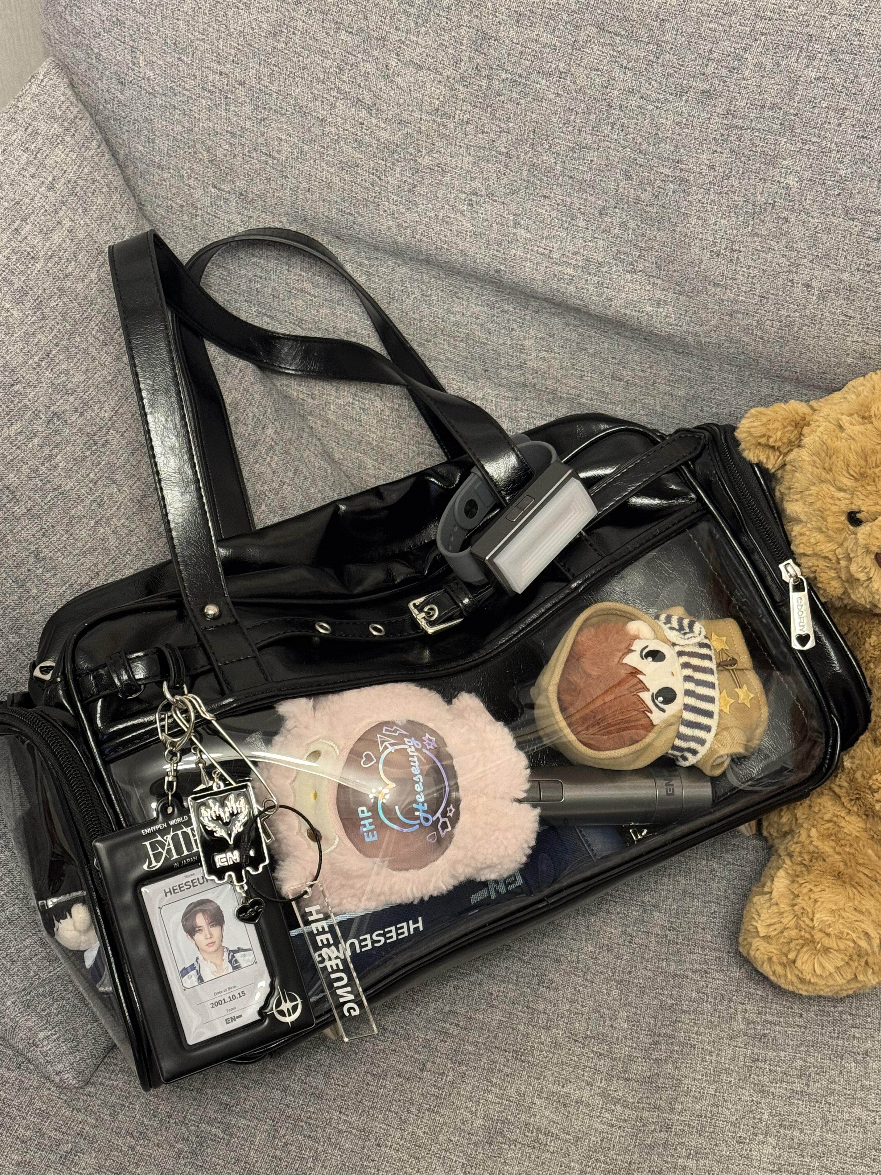 thumbnail for 2026 new niche college style uniform, pain bag, big appetite, star chasing baby bag, student commuting, one-shoulder crossbody bag, girl
