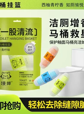 【拍一发九】漫婵家用智能马桶挂篮水箱挂篮洁厕宝除异味芳香剂TQ