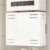 燃气热水器管道遮挡罩瓦斯炉管道下方装 饰遮丑箱厨房壁挂置物架