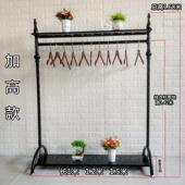 包邮 简易铁艺创意衣帽架落地卧室挂衣架家用衣服架子单杠式 置物架