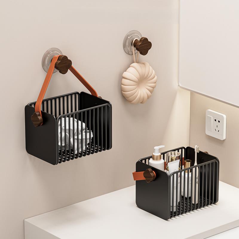采购产品核桃毛巾收纳盒，废纸毛巾收纳篮，壁挂式浴室水槽收纳篮