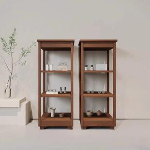 多层服装店展示架靠墙高层架服装饰品展厅展架摄影基地拍照多层柜