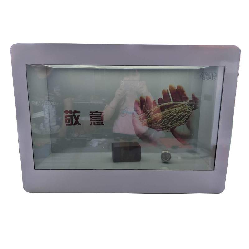 透明展示柜32寸43寸55寸珠宝透明屏触控屏触摸屏高清液晶屏幕