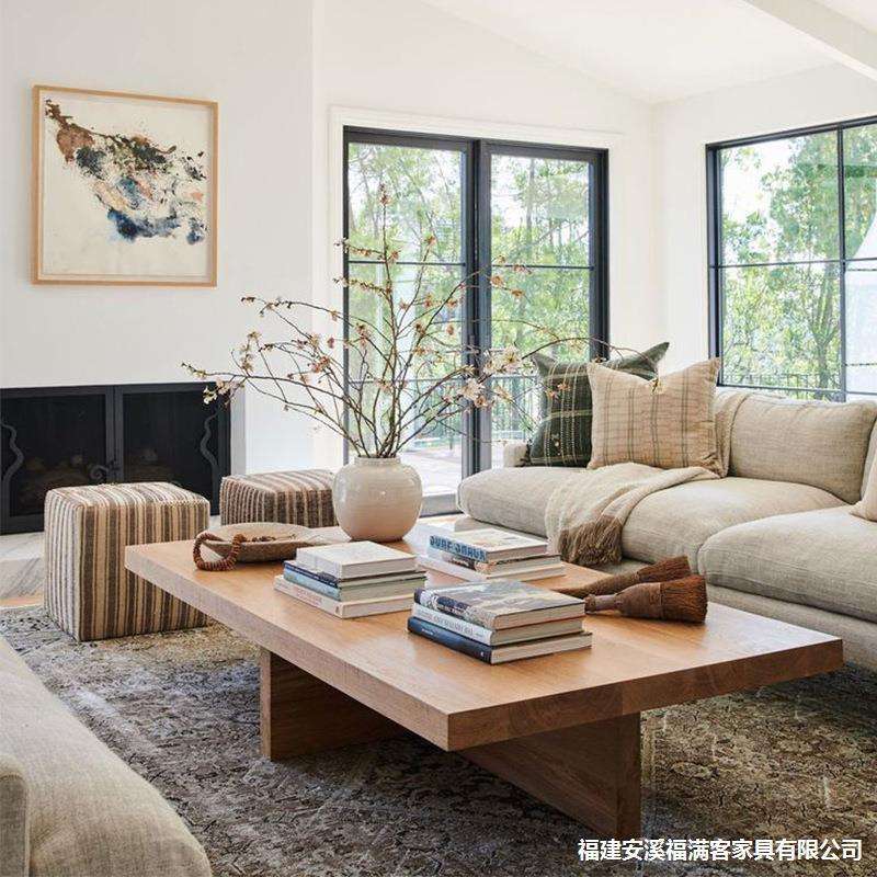 北欧简约实木矮桌子现代民宿茶桌茶台小户型客厅家用创意小茶几