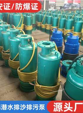 BQS矿用隔爆型潜水排沙泵 BQS12.5-180/6-15/B 15KW 防爆排污泵