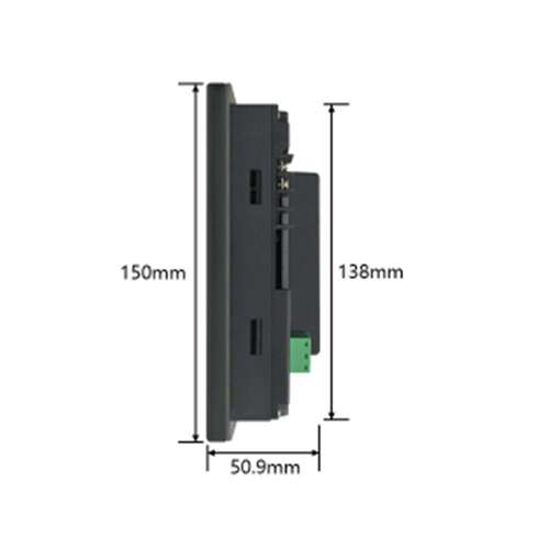 MM-40MR-12MT-700-ES-B 中达优控7寸触摸屏一体机