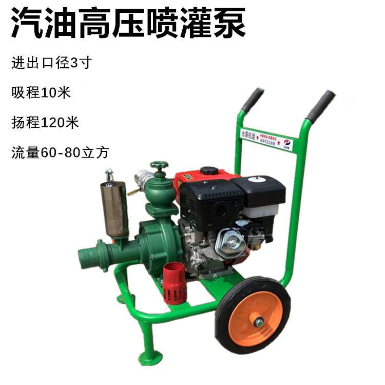 195型风冷柴油机组3寸喷灌泵 绿植浇水带喷枪用的高压泵