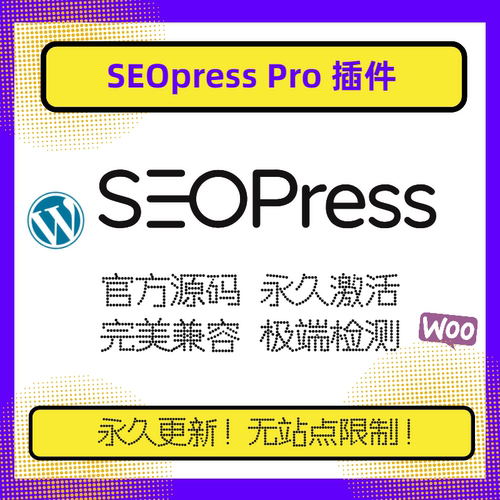 SEOpress Pro插件 SEO插件 官方原版激活 WP SEO搜索引擎优化插件
