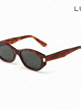 Lunar 25SS新款太阳镜女时尚复古高级感可可镜超轻板材遮阳墨镜
