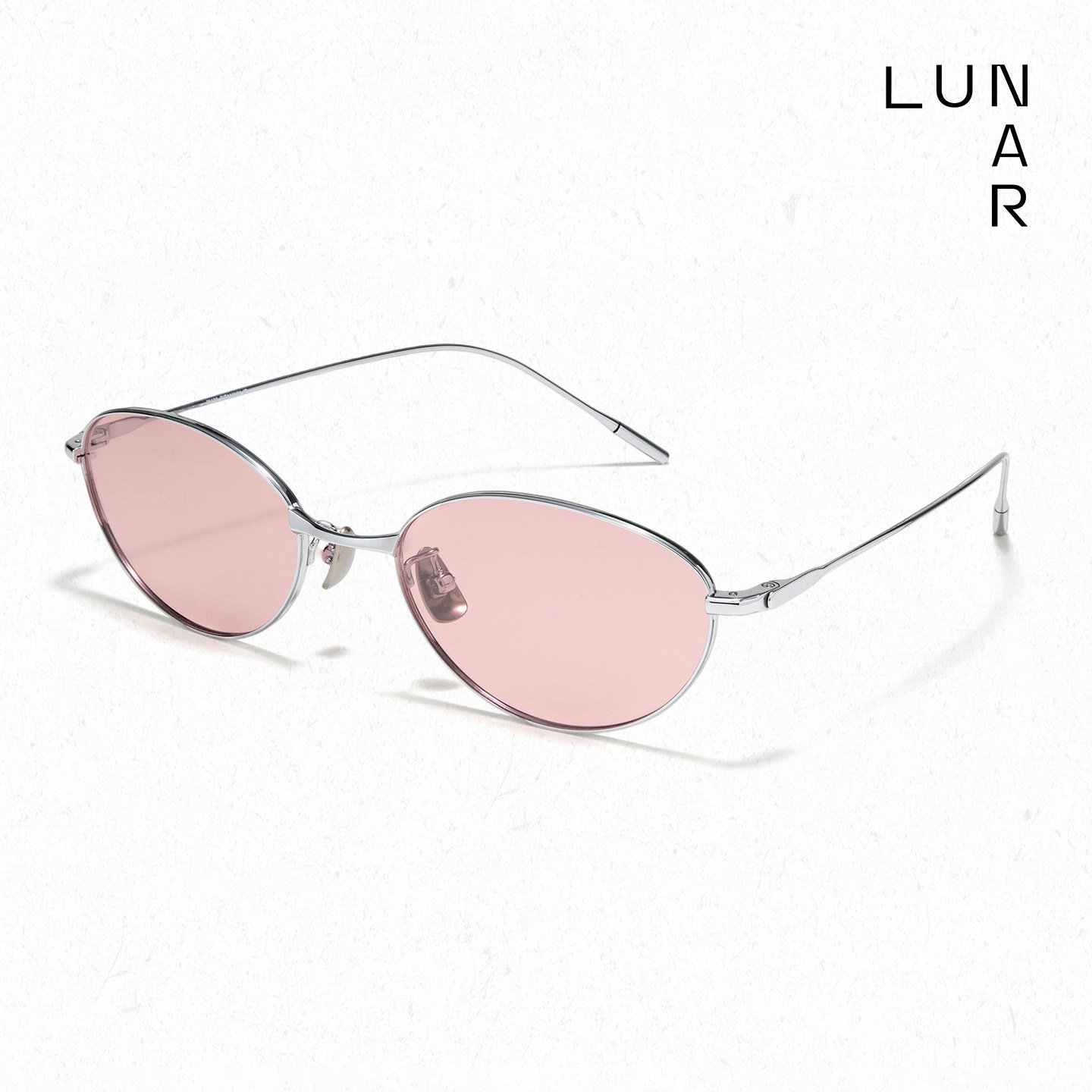 LUNAR 25SS 新款太阳镜超轻纯钛时尚潮流遮阳猫眼墨镜 Fade