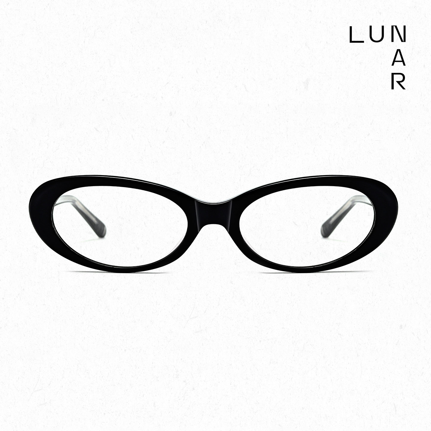 LUNAR26SS 复古猫眼镜框女美式高级感近视度数长脸遮颧骨ins风