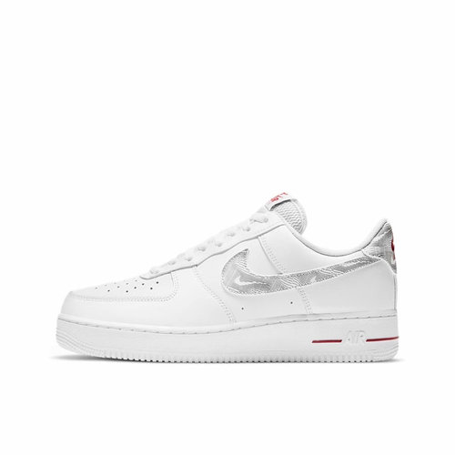 Nike Air Force 1 Topography Pack复古低帮板鞋男白红DH3941-100