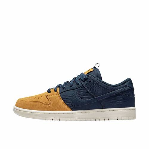 Nike Dunk SB 防滑耐磨复古低帮板鞋男女同款蓝棕色DX6775-400