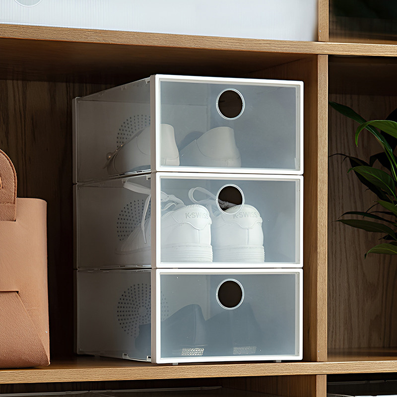 极速可折a叠鞋盒收纳盒透明防尘球鞋整理神器省空间家用门口小鞋,收纳整理,鞋盒,淘宝优惠券,粉丝福利购,淘宝优惠卷