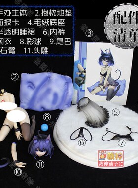 新品性感美少女生软体模型猫娘卡通希儿18N主机壳摆件人偶二次元