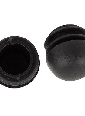 极速2 Pcs 25gmm Dia Plastic Round Tube Inserts End Blanking