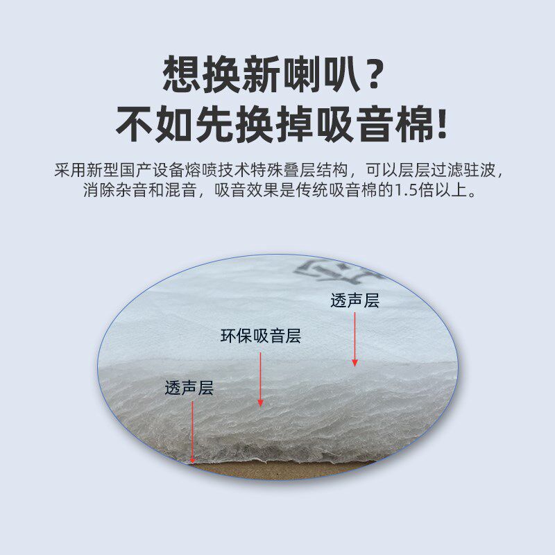 极速音箱吸音棉 音响吸音棉 发y烧专业音填充棉 低音炮内部减震棉