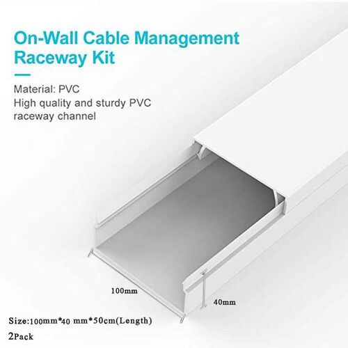 新品100x40 Large Sioze PVC Cable Channel Wire Duct Cable Tru