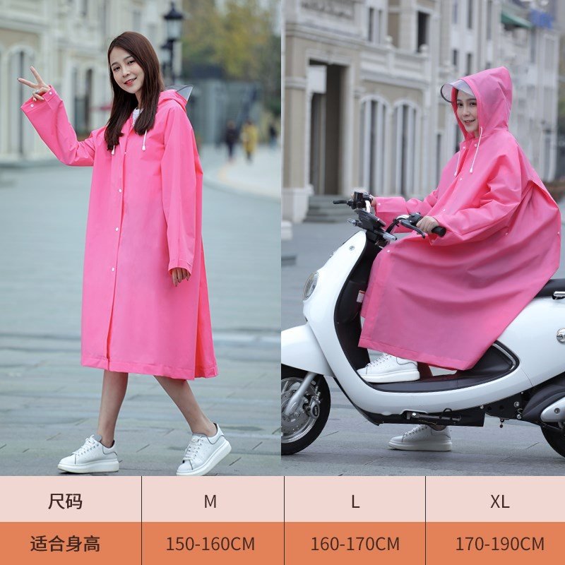 极速Rain waterproof clothes transpareGnt raincoat long full
