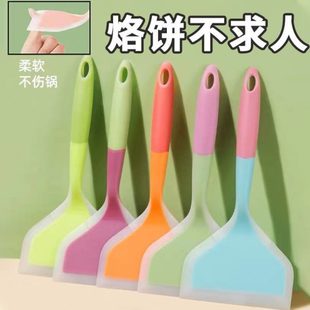 炒菜铲子铲胶头耐高温玉厨具胶烧矽煎饼矽矽胶铲 锅铲宽不粘锅铲