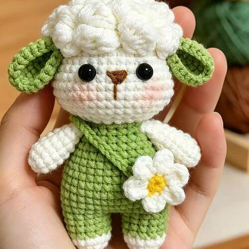 手工钩织小羊材料包非成品