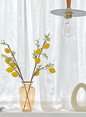 2件包邮|ins仿真清新5果柠檬果树家居客厅摆件酒店民宿前台装饰果