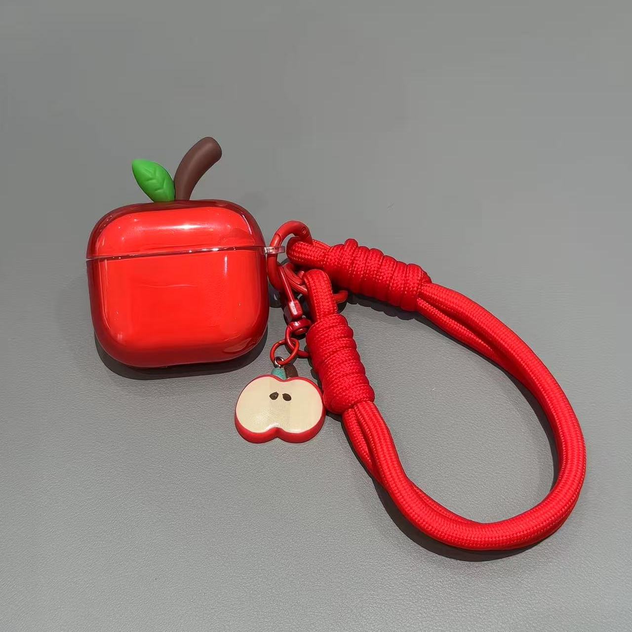 jellycat清新立体枝叶苹果耳机套airpods 4保护套适用苹果3代耳机壳小众华强北5代蓝牙软壳2代防摔少女保护壳