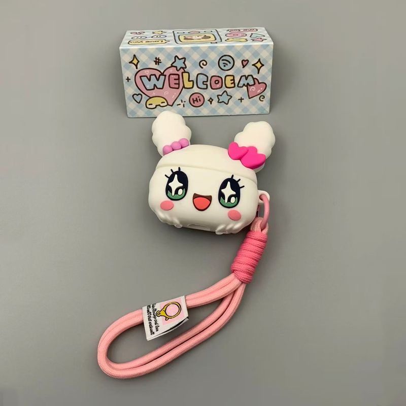 可爱拓麻歌子甜心吉适用华强北5代耳机壳苹果airpods pro2耳机保护壳2代蓝牙保护套3代耳机套硅胶软壳卡通4代