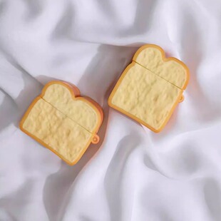 立体吐司面包华为freebuds 4保护套4e耳机壳se2耳机套5i/4i硅胶耳机保护壳适用clip无线蓝牙耳夹软壳pro3新款