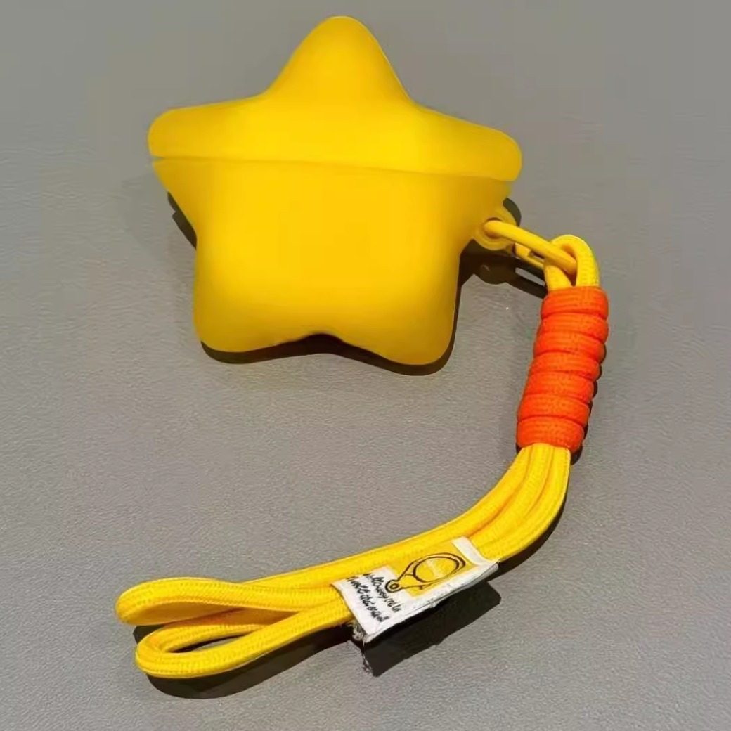 创意立体果冻五角星耳机套苹果AirPodsPro3华强北5代4代保护套2代硅胶airpods pro2少女心软壳耳机保护壳五代