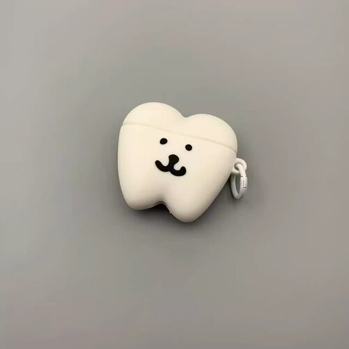 可爱牙齿表情适用苹果AirPods4代耳机保护套Pro1/2代蓝牙保护壳3代卡通可爱软壳硅胶华强北5代防摔新款小众女