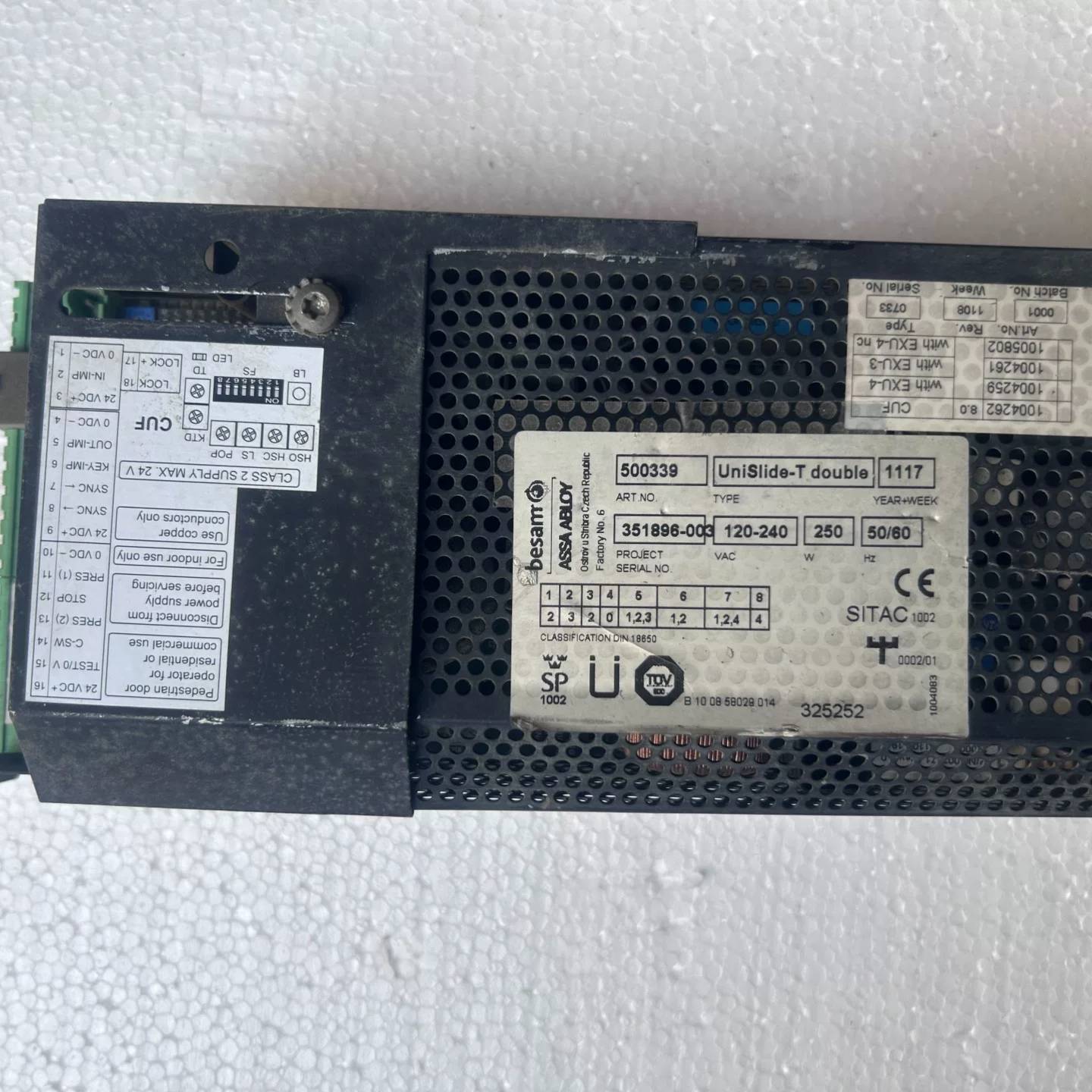 可维修，EXU-4，，，，亚萨合莱自动门控制器功能已测试正常成?
