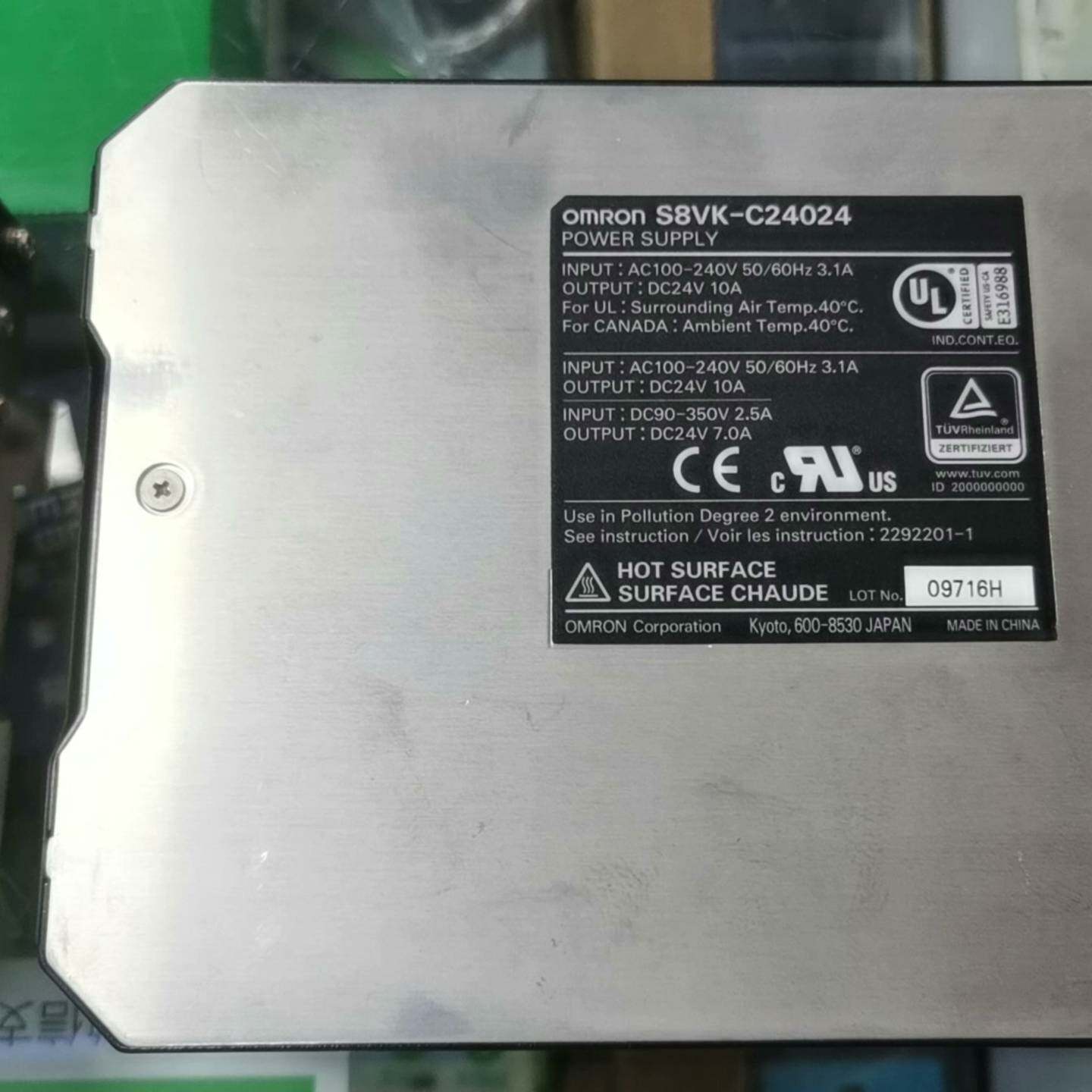 可维修S8VK-G24024 9，正品欧姆龙电源电压成新左右便宜