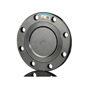 400碳钢法兰盘接头200 160 110 90盲板堵片封盖板堵头PE管配件